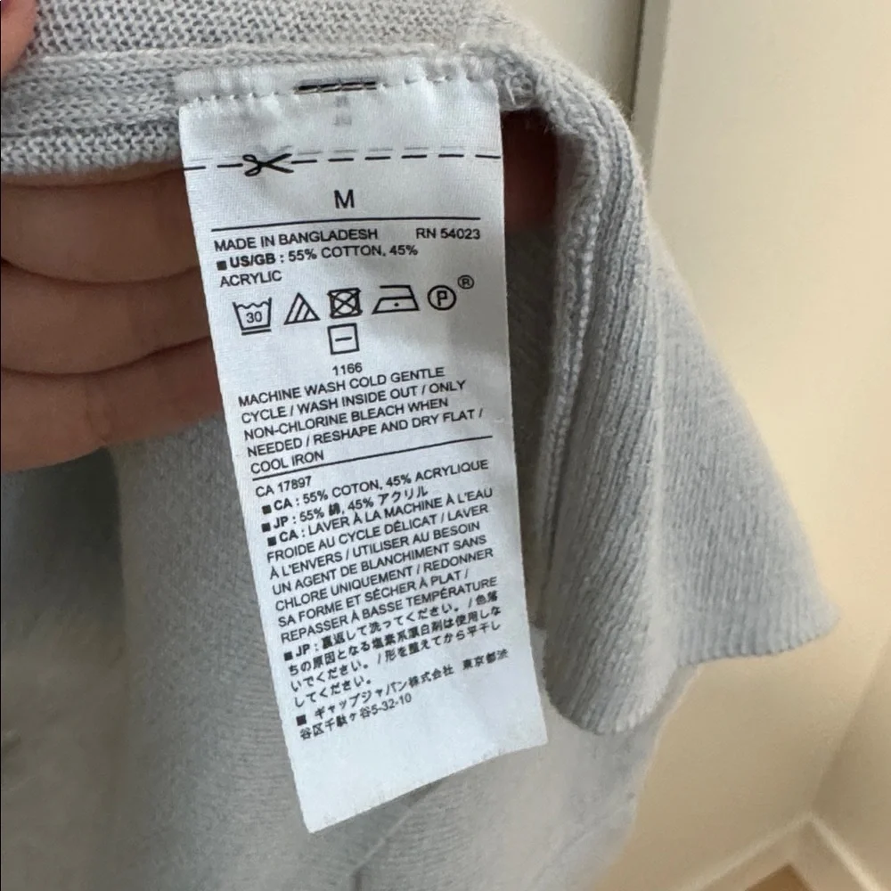 Banana Republic Light Gray Cardigan - Picture 4 of 4